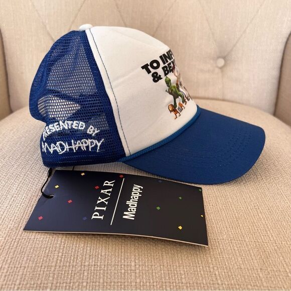 Madhappy x Pixar Toy Story To Infinity and Beyond Trucker Hat NEW - Picture 2 of 7